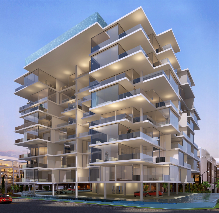 Immeuble residentiel Dubai 2014 by Dragan Architecture Paris